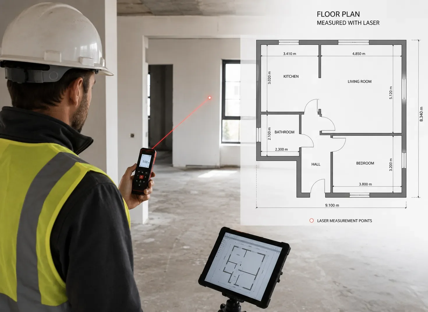 Professional Domestic & Commercial Floor Plan's
